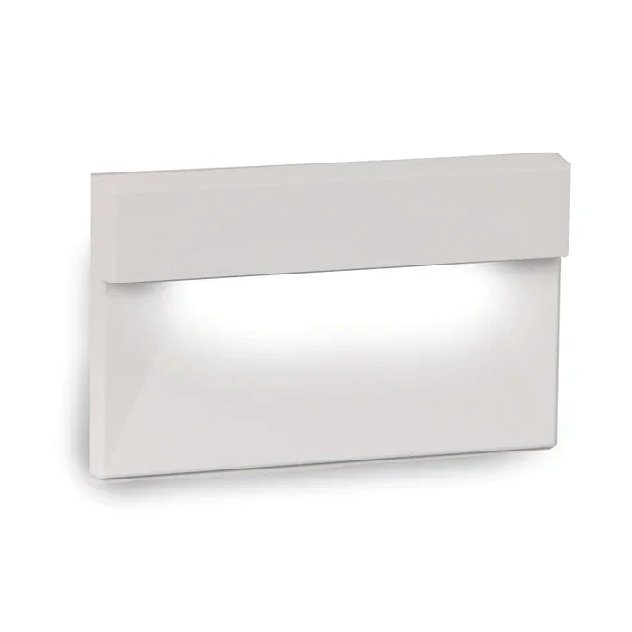 W.A.C. Lighting – WL-LED140-AM-WT – LED Step and Wall Light – Ledme Step And Wall Lights – White on Aluminum – WLLED140AMWT