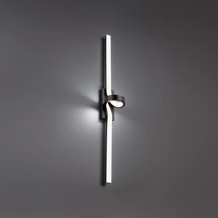 W.A.C. Lighting – WS-61334-35-BK – LED Bath – Loophole – Black – WS6133435BK