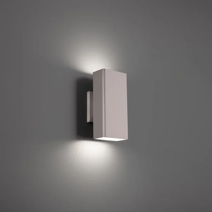 W.A.C. Lighting – WS-W17310-40-AL – LED Outdoor Wall Sconce – Edgey – Brushed Aluminum – WSW1731040AL