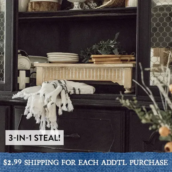 Wooden Riser Wall Shelf, 2 in 1 Steal – Decor Steals