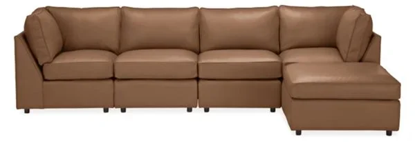 York Leather Modular Sectionals – Modern Living Room Furniture – Room & Board