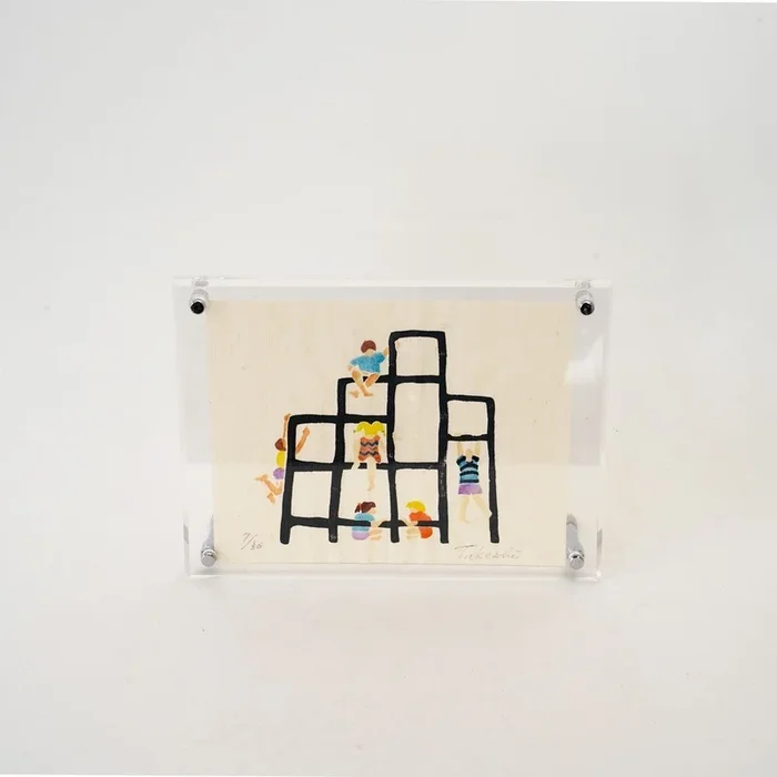 Yuzen Painting “Jungle Gym”●