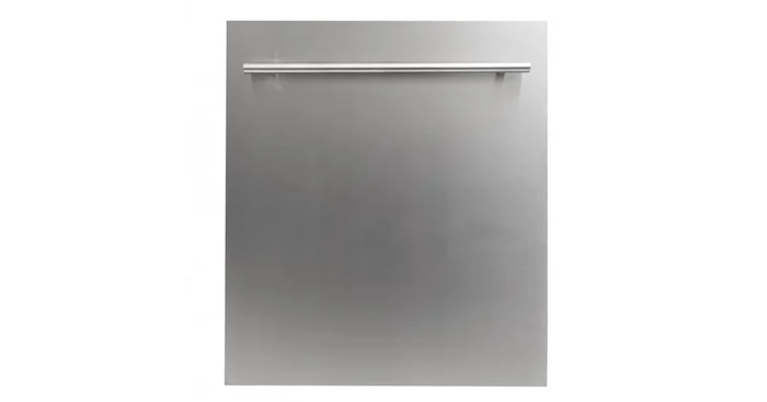 ZLINE KITCHEN AND BATH ZLINE 24 in. Stainless Steel Top Control Built-In Dishwasher with Stainless Steel Tub and Modern Style Handle (DW-304-24) DW30424